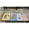 Image 1 : LOT OF 4 ASSORTED ARTWORKS