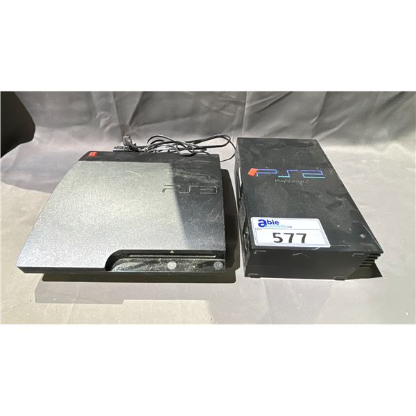 SONY PLAYSTATION 3 & SONY PLAYSTATION 2 CONSOLES