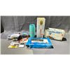 Image 1 : LOT OF ASSORTED ITEMS INCLUDING; IPOD, BLUETOOTH SPEAKER, MICROPHONES & MORE