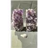 Image 1 : 3 ASSORTED SIZE AMETHYST GEODES
