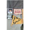 Image 2 : LOT OF ASSORTED ITEMS INCLUDING; DICKIES WALLET, WIG, FIRST NATIONS LEATHER PENNANT & MORE