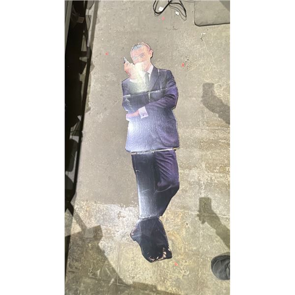 SEAN CONNERY JAMES BOND 6' CARDBOARD CUTOUT