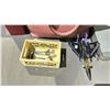 Image 2 : LOT OF ASSORTED ITEMS INCLUDING; SPIRIT OF SASKATCHEWAN WHISKEY BOTTLE, TRANSFORMERS TOY, STERLING