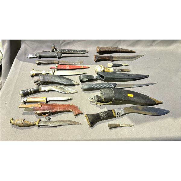 LOT OF ASSORTED KNIVES