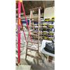 Image 1 : ALLRIGHT RED LINE WOOD 7' STEP LADDER