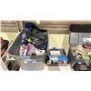 Image 2 : SHELF OF ASSORTED TOOLS INCLUDING; PROPANE CANISTER, METAL SNIPS, CLAMPS & MORE