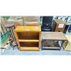 Image 2 : SMALL BOOKSHELF, TABLE & 2 TIER PLANT STAND