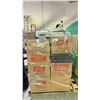 Image 1 : PALLET OF ASSORTED ITEMS INCLUDING; SUBWOOFER, SHREDDER, METAL DECORATIVE ROD SET & MORE