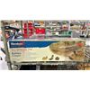 Image 2 : SHELF OF ASSORTED ITEMS INCLUDING; HAVAHART LIVE ANIMAL CAGE TRAP, SPRINKLER, ROUTER & DIGITAL
