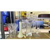 Image 2 : SHELF OF ASSORTED ITEMS INCLUDING; GLASSWARE, VASES & SALAD MAID