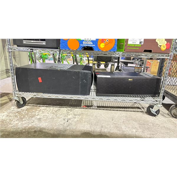 KLIPSCH CENTER SPEAKER & BOSE POWERED SPEAKER SYSTEM