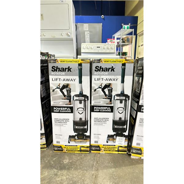 *UNKNOWN WORKING CONDITION* 2 SHARK ROTATOR LIFT-AWAY VACUUMS