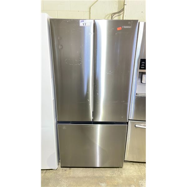 GALANZ STAINLESS STEEL FRENCH DOOR FRIDGE WITH PULL OUT FREEZER