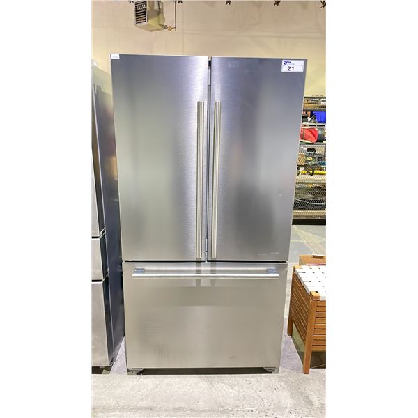 BLOMBERG STAINLESS STEEL FRENCH DOOR FRIDGE WITH PULL OUT FREEZER