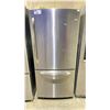 Image 1 : GE STAINLESS STEEL FRIDGE WITH PULL OUT FREEZER