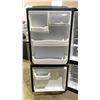 Image 3 : GE STAINLESS STEEL FRIDGE WITH PULL OUT FREEZER