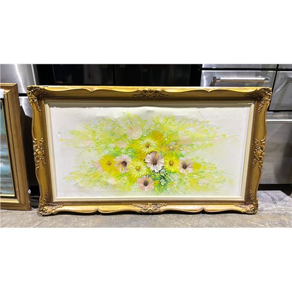 FRAMED ORIGINAL OIL ON CANVAS BY SIMON 55" X 32"