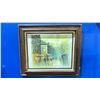 Image 1 : FRAMED ARTIST SIGNED ORIGINAL OIL ON CANVAS 27.5" X 23.5"