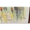 Image 2 : FRAMED ARTIST SIGNED ORIGINAL OIL ON CANVAS 27.5" X 23.5"