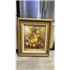 Image 1 : FRAMED ARTIST SIGNED ORIGINAL OIL ON CANVAS 24" X 28"