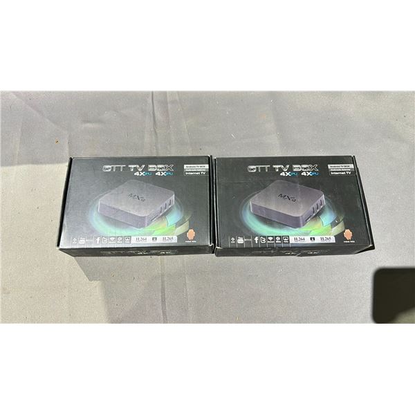 2 OTT TV BOX ANDROID MULTIMEDIA GATEWAY BOXES