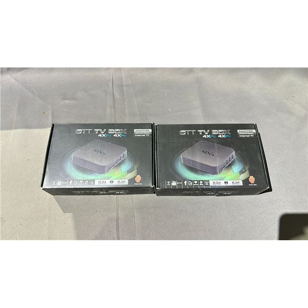 2 OTT TV BOX ANDROID MULTIMEDIA GATEWAY BOXES