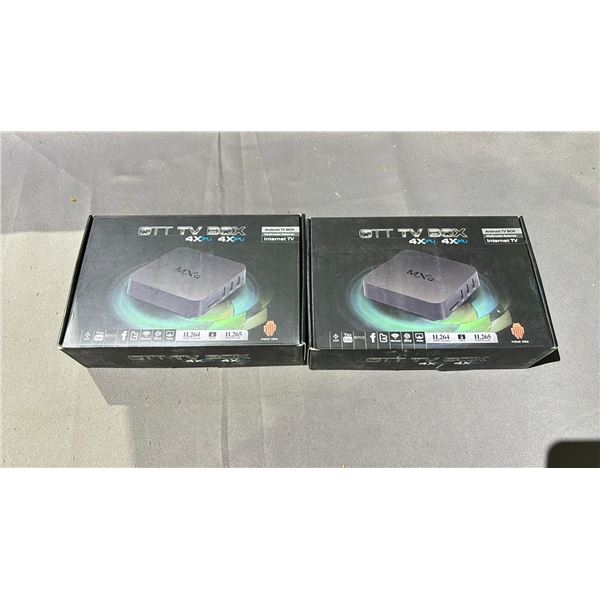 2 OTT TV BOX ANDROID MULTIMEDIA GATEWAY BOXES