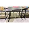 Image 2 : *TESTED WORKING* ELECTRIC HEIGHT ADJUSTABLE L-SHAPED DESK WITH KEY & POWER CORD