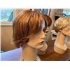Image 2 : LOT OF 4 MODACRYLIC FIBRE WIGS, AUBURN, BROWN AND BLOND TONES