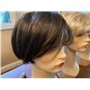 Image 2 : LOT OF 4 MODACRYLIC FIBRE WIGS, GREY, BLONDE AND BROWN TONES