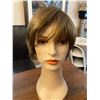 Image 8 : LOT OF 4 MODACRYLIC FIBRE WIGS, BLONDE, GREY & BROWN TONES