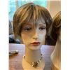 Image 2 : LOT OF 4 MODACRYLIC FIBRE WIGS, BLONDE & BRUNETTE TONES