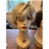 Image 2 : LOT OF 4 MODACRYLIC FIBRE WIGS, BLONDE & BRUNETTE TONES