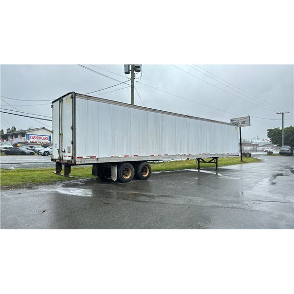 1996 FRUEHAUF 53FT COMMERCIAL TRAILER, WHITE, VIN 1H2V05323TE077606,