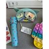 Image 3 : LOT OF ASSORTED ITEMS INCLUDING: KIDS TOOTH BRUSHES, NOTE BOOK, STORAGE ORGANIZER, STICKERS AND