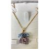 Image 2 : AMETHYST WITH BLUE KYANITE NECKLACE RETAIL $289