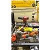 Image 2 : LOT OF ASSORTED TOOLS INCLUDING; BLACK AND DECKER DRILL, DREMEL 3000, RIDGID CORDLESS BRUSHLESS
