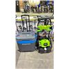 Image 1 : IGLOO COOLER AND GREEN WORKS ELITE PRESSURE WASHER  *MAY BE MISSING PIECES/ UNKNOWN WORKING