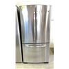 Image 1 : GE STAINLESS STEEL FRENCH DOOR FRIDGE WITH PULL-OUT FREEZER 33" WIDE