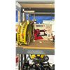 Image 2 : SHELF LOT OF ARROW PNEUMATIC STAPLER, STANLEY FAT MAX HEAVY DUTY HAMMER TRACKER AND MORE