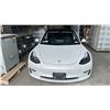 Image 2 : *R* 2022 TESLA MODEL 3, WHITE 4DRSDN, ELECTRIC 3 PHASE AC, AUTOMATIC, VIN 5YJ3E1EA4NF175205,