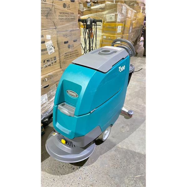 TENNANT T300 WALK-BEHIND FLOOR SCRUBBER WITH KEY & POWER CORD 92.2