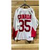 Image 1 : NEW 1972 DWG HERITAGE HOCKEY CLASSICS TEAM CANADA SIGNED BY TONY ESPOSITO SIZE XL WITH COA