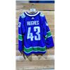 Image 2 : NEW ADIDAS NHL VANCOUVER CANUCKS QUINN HUGHES JERSEY SIZE 56