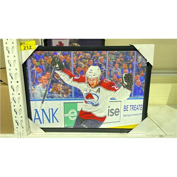 NATHAN MACKINNON CANVAS ART