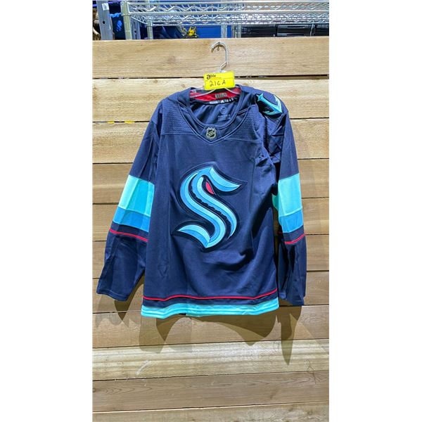 NEW ADIDAS NHL SEATTLE KRAKEN JERSEY SIZE 52