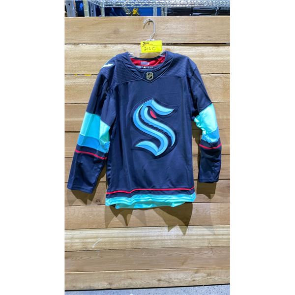 NEW ADIDAS NHL SEATTLE KRAKEN JERSEY SIZE 46
