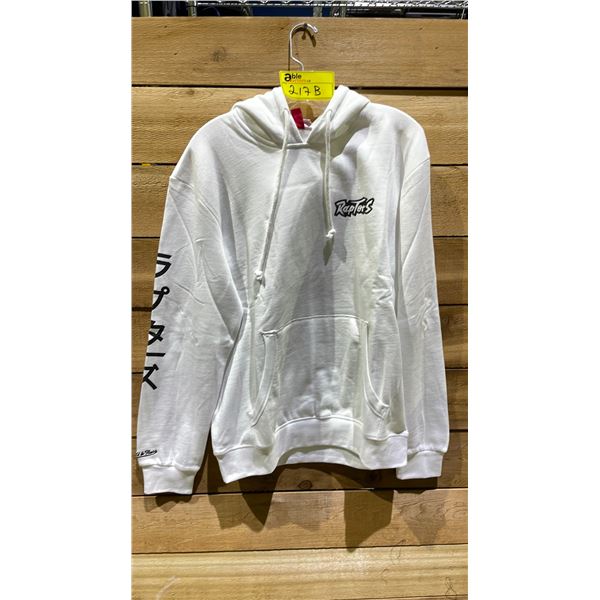 NEW MITCHELL AND NESS NBA TORONTO RAPTORS STRIKE NINJA HOODIE SIZE L
