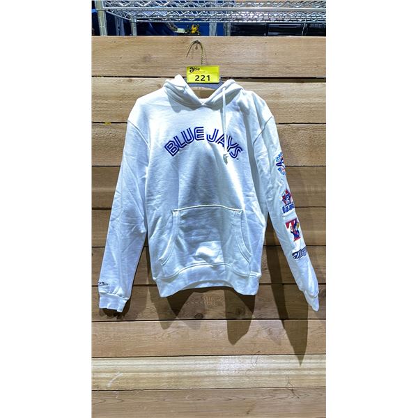 NEW MITCHELL AND NESS MLB TORONTO BLUEJAYS HOODIE SIZE S