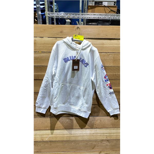 NEW MITCHELL AND NESS MLB TORONTO BLUEJAYS HOODIE SIZE XL